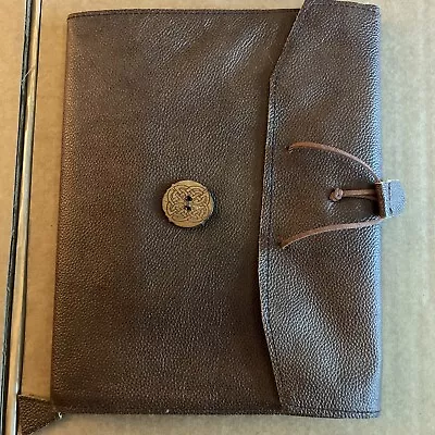 Pocket Notebook Leather Refillable Mini Composition Book Cover Notepad Handmade • $19.95