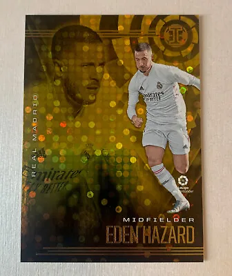 2020-21 Panini Chronicles Illusions La Liga Gold Circles Eden Hazard #10 • £3