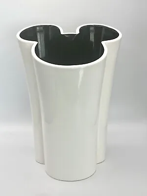 Mickey Mouse Porcelain Vase/Utensil Holder White & Black 9” Disney Store Home • $35