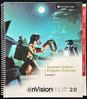 7th Grade - EnVision Math 2.0 - TEACHER'S EDITION - PROGRAM OVERVIEW (2017) • $28.99