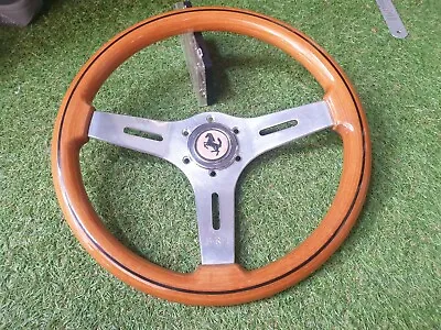 Rare Vintage B.R.T Italy Wood Steering Wheel TOYOTA Mazda Honda Benz Bmw  • $170