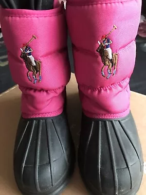 Ralph Lauren Girls Snow Boot Size UK 25 • £20