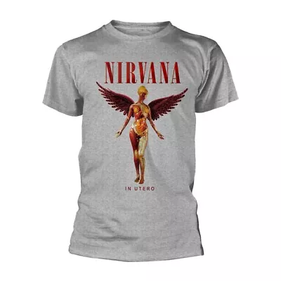 NIRVANA - In Utero (on Grey Marle) - T-shirt - NEW - XLARGE ONLY • $39.99