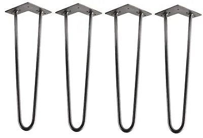 Hairpin 2 Rods 1/2  Solid Table Desk Legs Set Of 4 Heavy Duty - Various Sizes • $38.95