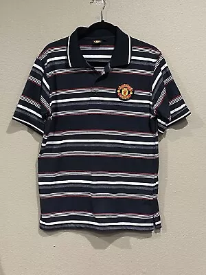 Manchester United Mens Polo Shirt Mens L Soccer England Premier League Football • $25