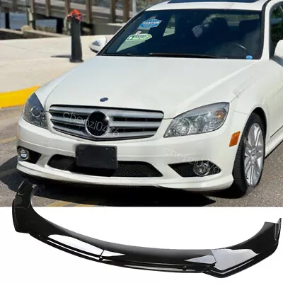 For 08-11 Mercedes C300 C350 Sport W204  Front Bumper Lower Lip Spoiler Splitter • $66.49