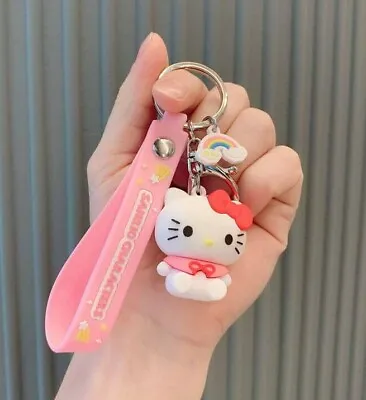 Sanrio Characters Hello Kitty Friends 3D Backpack Purse Charm Keychain Cute Gift • $9.95