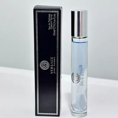 New Versace Pour Homme EDT Perfume Spray Travel Size  0.3 OZ / 10 Ml • $29.99