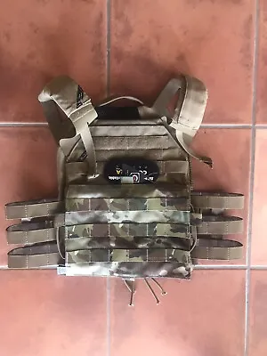 Coyote Brown Twin Falcon Jumpable Plate Carrier (JPC) With MC Front Flap • $170