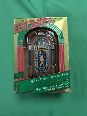 Vintage Heirloom Carlton Cards  ELVIS PRESLEY  Jukebox 1997 CHRISTMAS ORNAMENT • $25