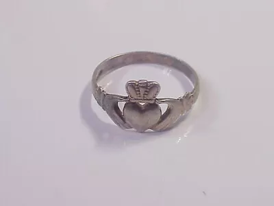 Sterling Silver Irish Claddagh Ring • $7