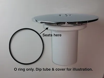 Replacement Dip Tube O Ring Seal For High-Fast Flow Shower Waste/drain. • £4.30