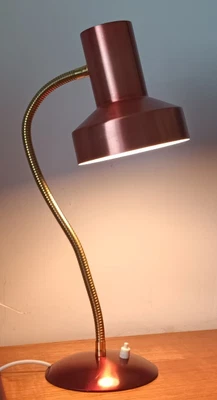 £25 • Buy Tall Vintage Mid Century Modern Enamelled Goose Neck Lamp