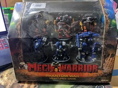 Mechwarrior Miniatures Game Mechassault Phantom War Box Set SEALED RARE • $562.78