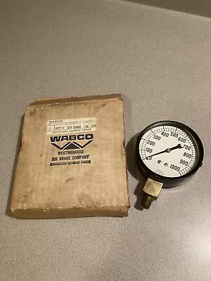 Marsh Instrument Air Gauge 0-1000 Vintage Wabco VC7711 Air Gauge • $20