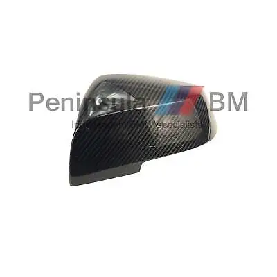 $623.95 • Buy BMW Mirror Cover Carbon M Performance Left F20 F22 F30 F36 X1 Genuine 5116221190