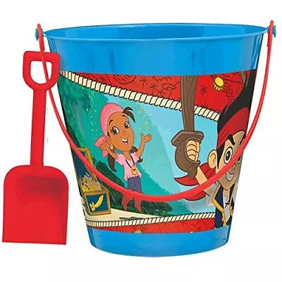 Jake And The Never Land Pirates Kids Birthday Party Favor Bucket Pail & Shovel • £11.16