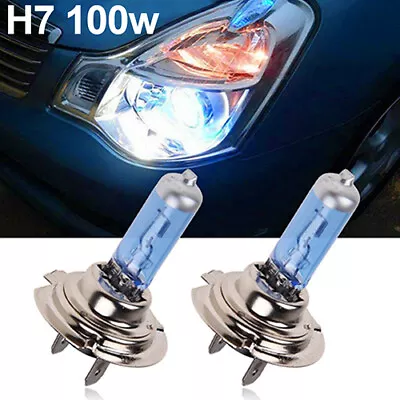 2Pcs H1/H4/H7 55W/100W Xenon Gas Halogen Headlight Globes Bulbs 5000k White Lamp • $13.99