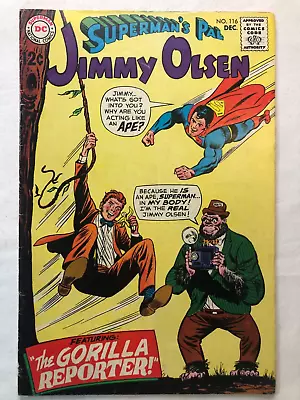 Superman’s Pal Jimmy Olsen 116 Vintage DC Comics December 1968 Great Condition! • $23.75