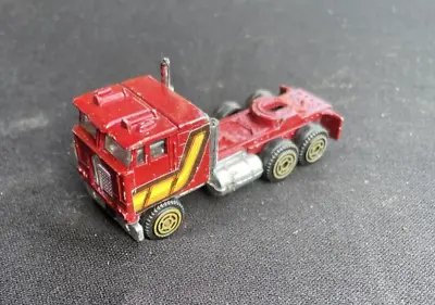 Vintage 1978 Universal Product Diecast Semi Truck Cab Over  Maroon Made In Macao • $6.68