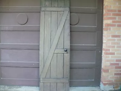 DOOR Wooden 1920's Wood Antique 1924 Vintage • $199.99