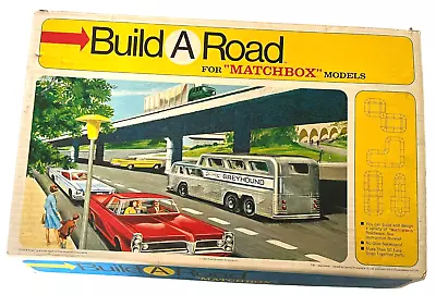 Vintage Build A Road BR-1 For Matchbox Model Cars 1967 Lesney W/box + Extras • $29.99