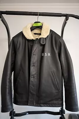 Leather N-1 Deck Jacket • $250