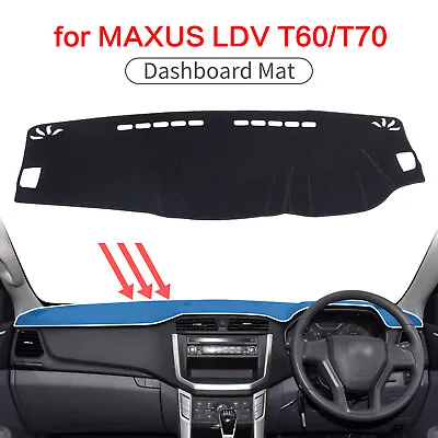 For MAXUS LDV T60 T70 Dashboard Pad Dash Mat Dashmat Accessories Sunshade Black • $43.89