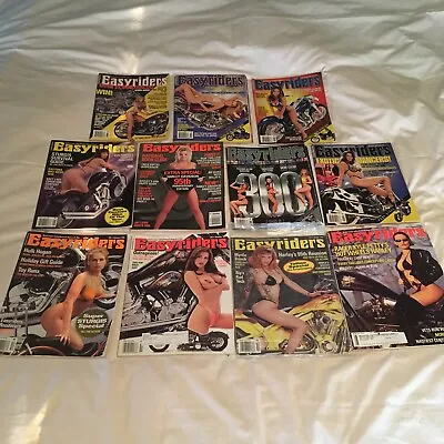 Easyriders Magazine 1998 Lot 11 Issues Motorcycle Biker￼ Missing April • $35