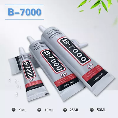 2Pcs Industrial Strength B-7000 9ml 25ml 50ml Epoxy Resin Liquid Glue Adhesive • $8.92