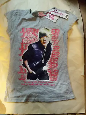£10 • Buy Justin Bieber   T  Shirt  Unused. Collectors Item C 2013 Age 12/13