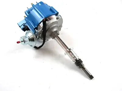 Chevy 6Cyl 230 250 292 HEI W/ Vacuum Aluminum Distributor Blue D33103BU • $64.99