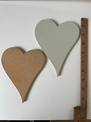 £1 • Buy MDF Hearts Shapes Wooden Craft Blank Embellishments Ready To Decorate