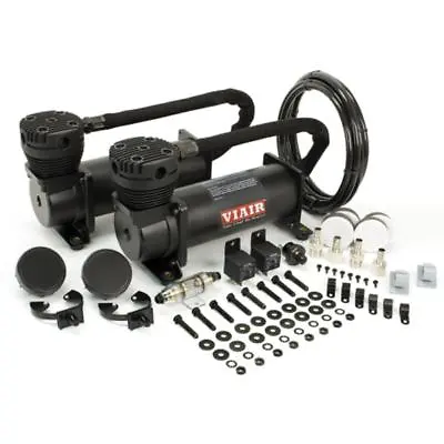 Viair 480c Dual Pack Stealth Black Air Ride Bag Suspension Compressor Pump Train • $479.95