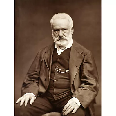 Vintage Photo Victor Hugo Portrait 12 X 16 Inch Art Print Poster Picture Hp2587 • $23.49