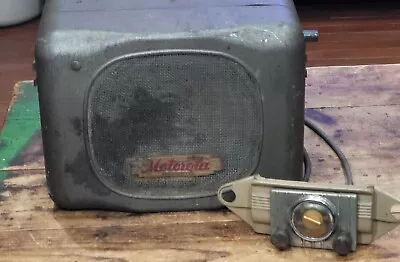 Vintage 1930s Motorola Eight-Fifty 8-50 Car Tube Radio With Control  • $149.99