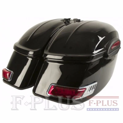 $399.99 • Buy RS Motorcycle Hard Saddlebags Fits Most ROAD STAR V STAR Royal Star Marauder VTX