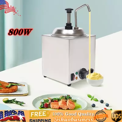 Nacho Cheese Dispenser 2.6 Qt Hot Fudge Heater Tank Stainless Steel Machine • $170