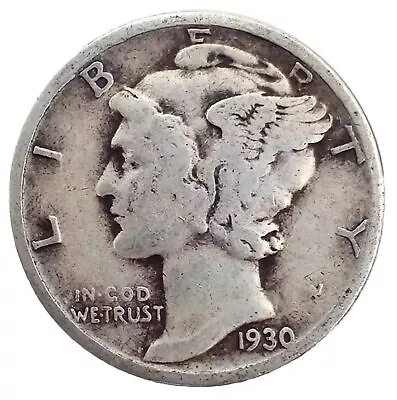 1930-P Mercury Silver Dime Good “Best Value On EBay” Free Shipping W/ Tracking • $4.99