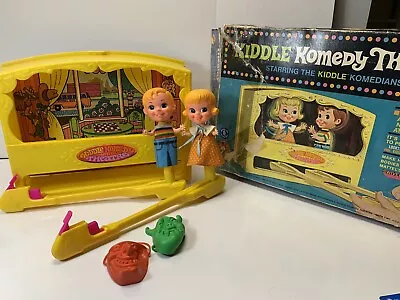 Mattel 1968 Kiddle Komedy Theatre Puppets In Box!  See Notes • $82.50