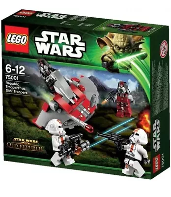 Lego Star Clone Wars 75001 Republic Vs Sith Troopers Battle Pack Minifigs Sealed • $99.95