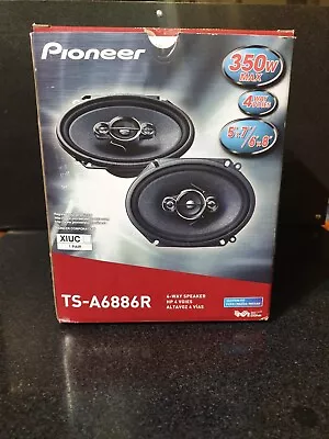 Pioneer TS-A6886R Series 5 X7  / 6  X 8  4-Way Coaxial Speakers-Pair 5x7 6x8  • $99