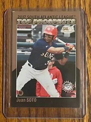 Juan Soto 2017 Midwest League Top Prospect Hagerstown Suns New York Yankees • $13.99