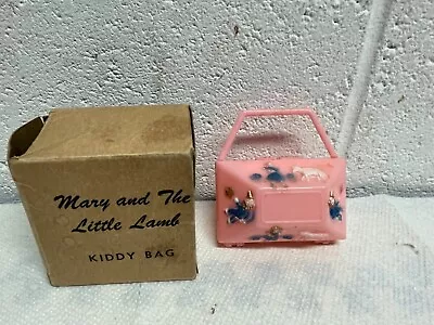 Vintage Mary Had A Little Lamb With Lamb   Kiddy Bag In Original Box • $10