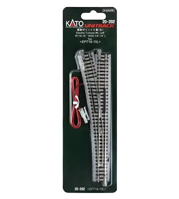 Kato 20-202 N Scale Unitrack Electric Turnout #6 Left Hand From Japan New • $22.96