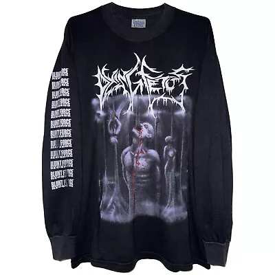 Vintage Dying Fetus Long Sleeve T-Shirt Size XL Skinless Suffocation Immolation • $350
