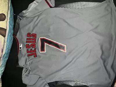 MLB Arizona Diamondbacks Authentic On Field Jersey -Road Gray/Red #7 Jesus XL • $50