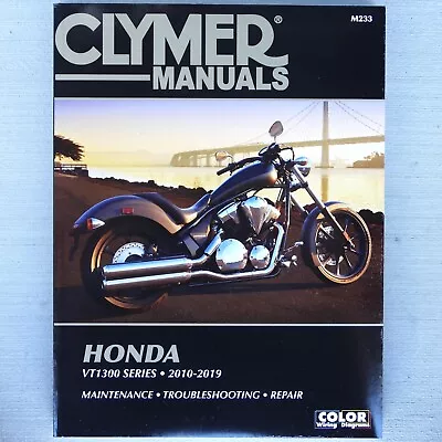 2010-2019 Honda VT1300 VT 1300 Interstate Stateline Sabre Fury MANUAL M233 • $39.95