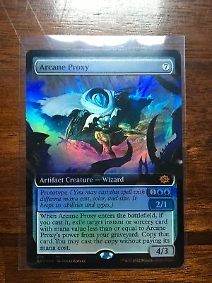 MTG Arcane Proxy Extended Art FOIL The Brothers' War 319 Mythic Near Mint • $2.99