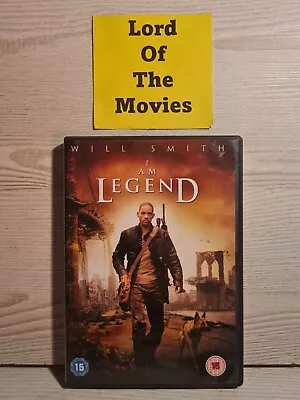 I Am Legend (DVD 2008) Will Smith Action Survival [Region 2] [UK] {15} No Case • £1.99